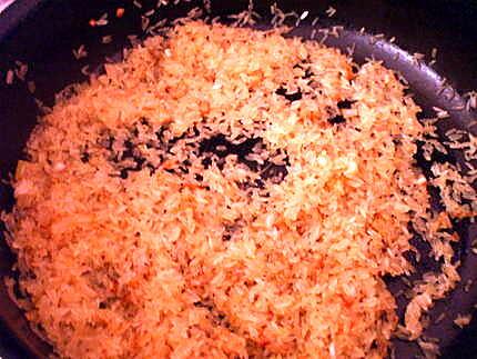 recette Gratin de courgettes..jambon et riz....( Menu complet pour les petits ...)