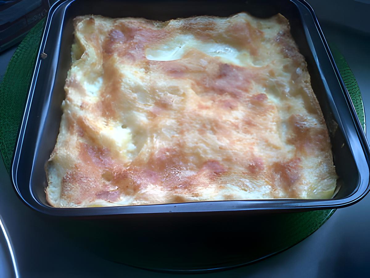 recette LASAGNE AU SAUMON ET PARMESAN