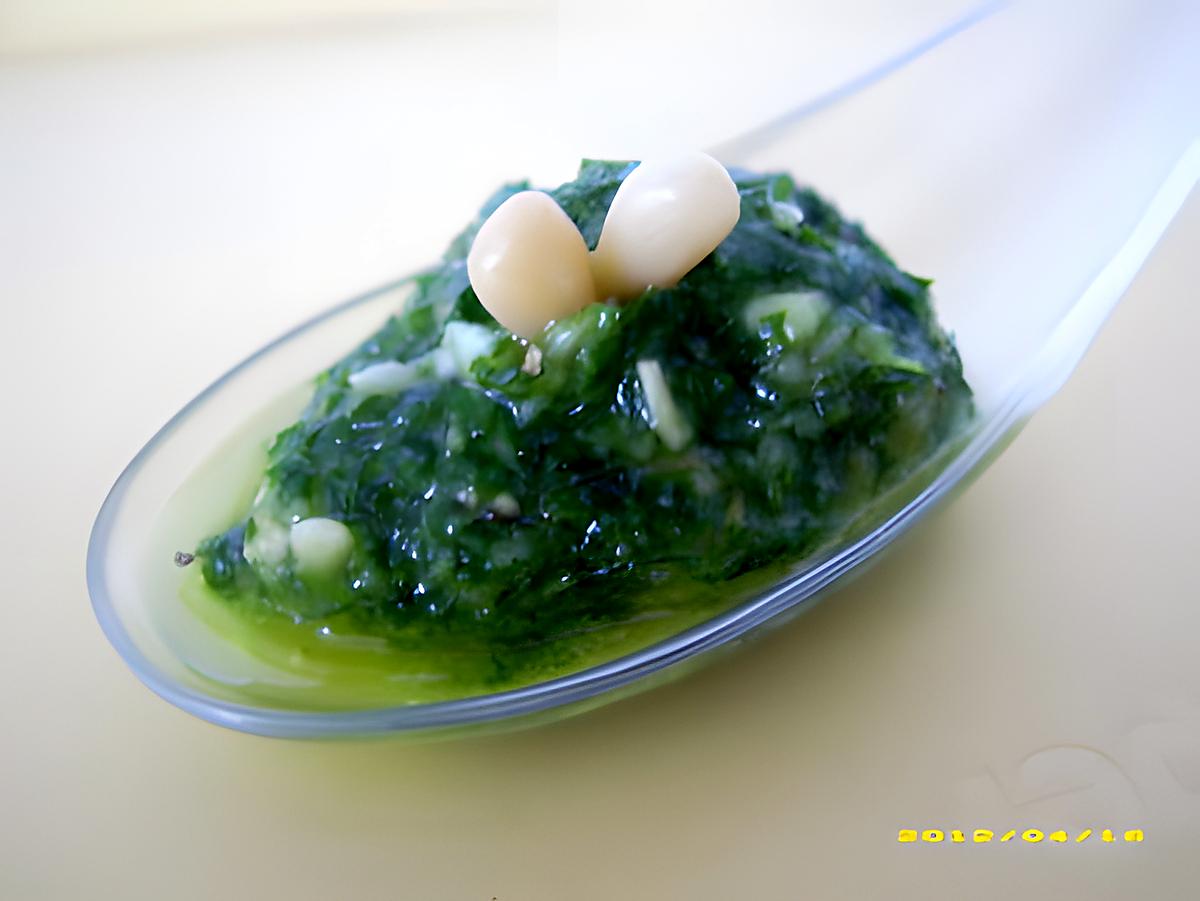 recette pesto de roquette