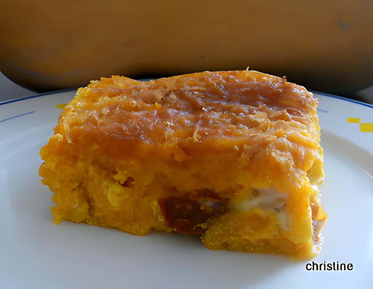 recette Gratin de butternut au tofu soyeux, maïs, tomates sèchée et fourne d'ambert