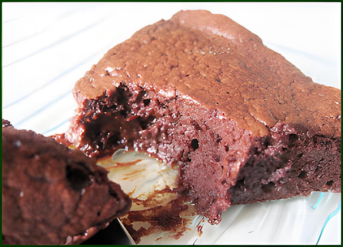 recette Gâteau fondant mousseux au chocolat (comme une mousse au chocolat)