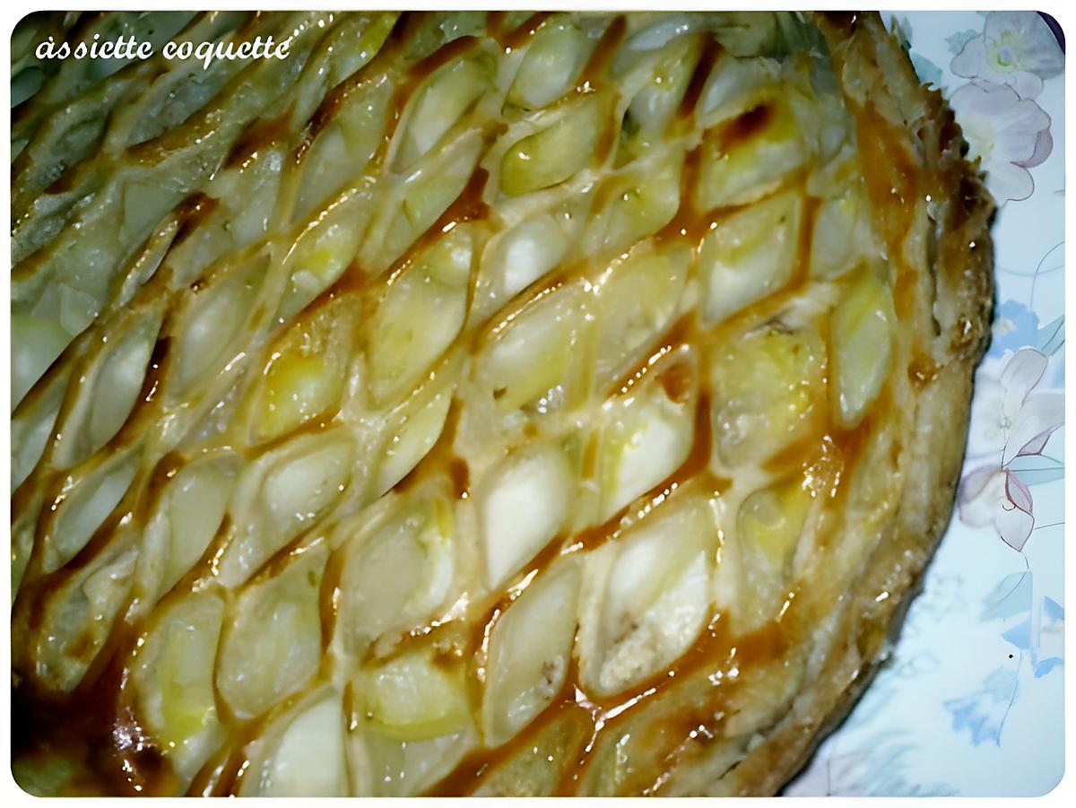 recette Jalousie Poire Frangipane Pralinoise