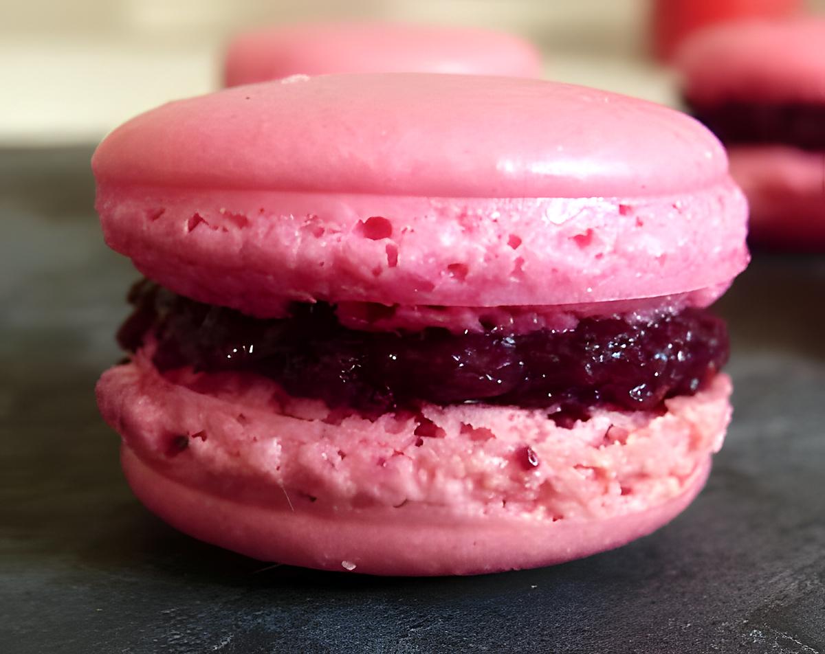 recette Macarons aux framboises - recette facile pour débutant (avec ou sans thermomix tm31) !!!!