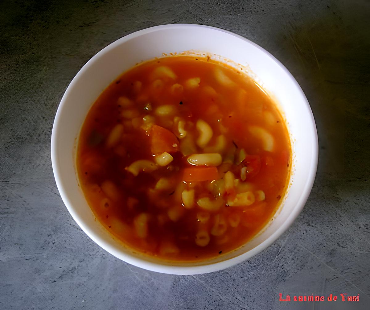 recette Soupe minestrone