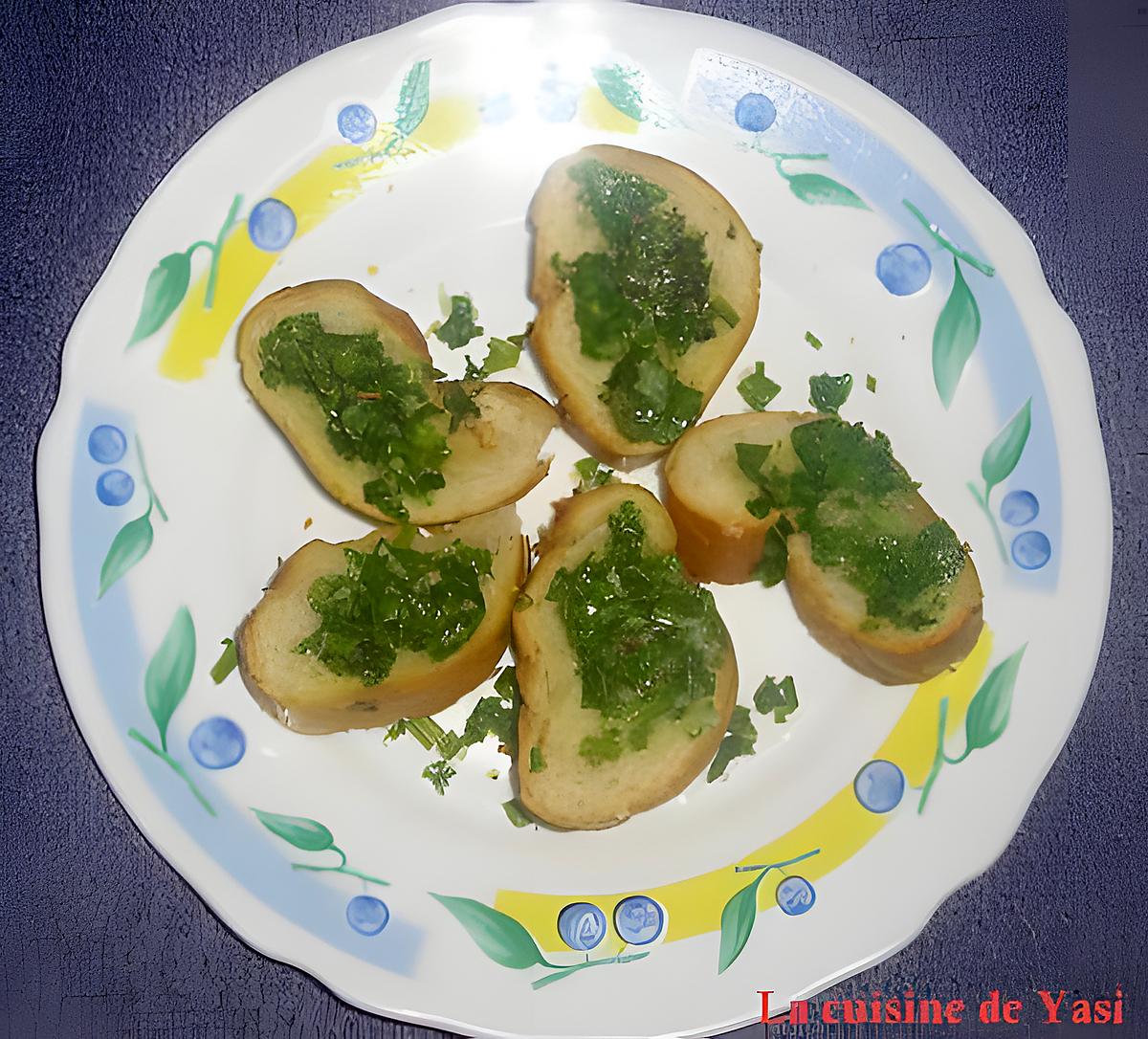 recette Garlic bread