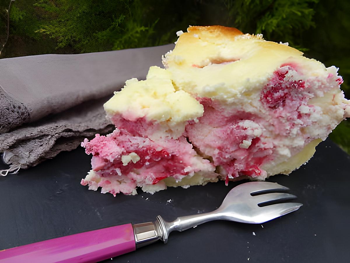 recette cheesecake citron-framboises