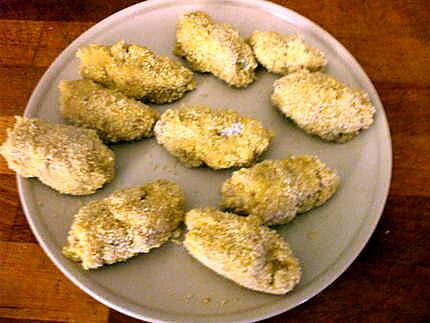 recette Plato combinado... N°2...( Croquettes de jambon.... aubergines....)