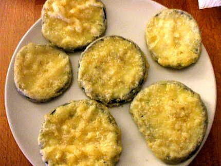 recette Plato combinado... N°2...( Croquettes de jambon.... aubergines....)