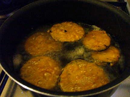 recette Plato combinado... N°2...( Croquettes de jambon.... aubergines....)