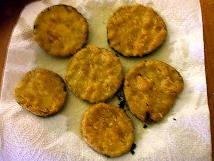 recette Plato combinado... N°2...( Croquettes de jambon.... aubergines....)