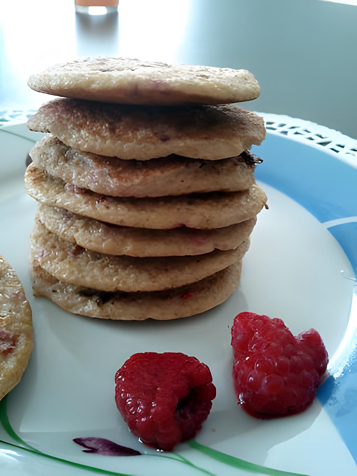 recette Galettes de framboises diététique