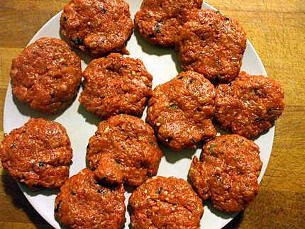recette "Pulpitas de carne... para tapas..".( Tapas de viande hâchée épicée grillée...)