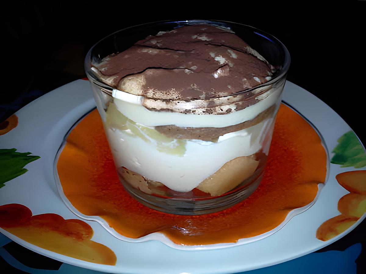 recette Tiramisu ananas avec boudoir et spéculoos