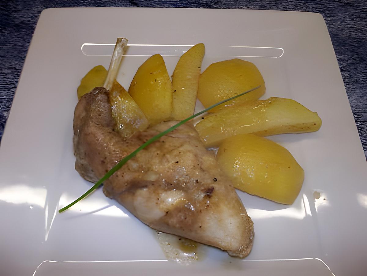 recette lapin aux deux pommes