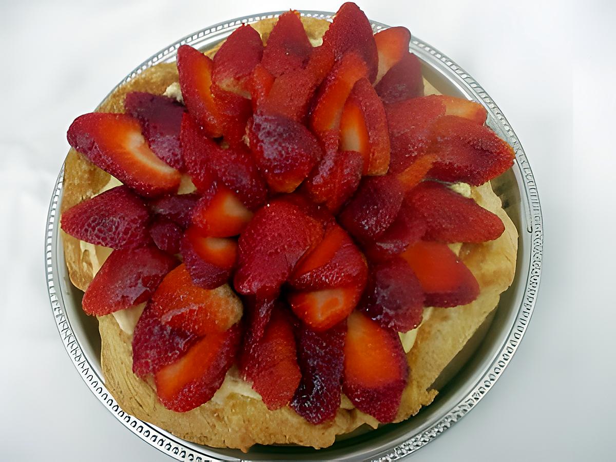 recette tarte aux fraises