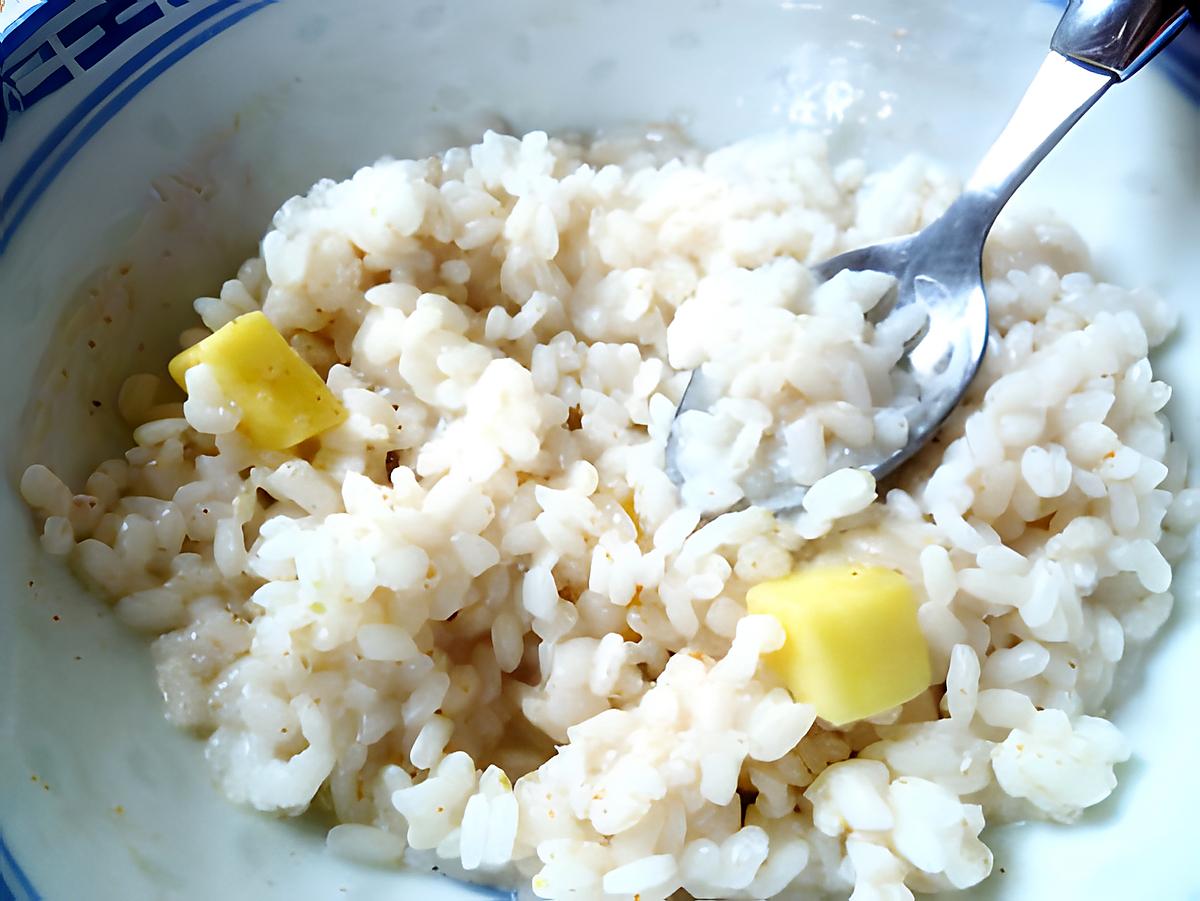 recette Riz mangue, coco, cannelle