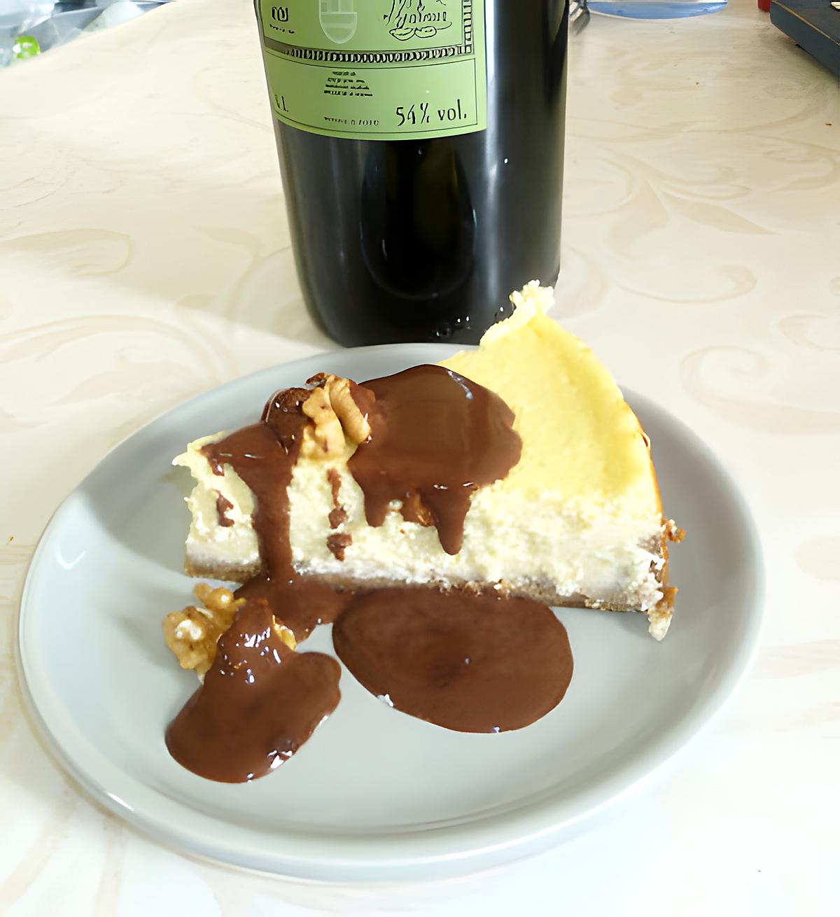 recette Cheese-cake grenoblois : noix et Chartreuse