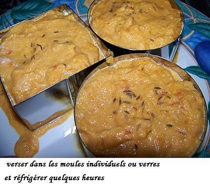 recette Mousse de carotte au cumin