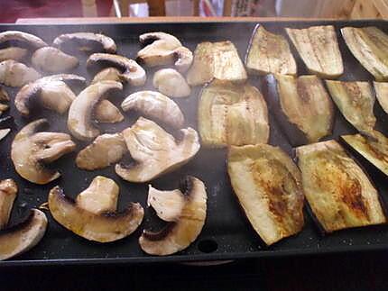 recette Plato combinado N°3...(Aubergines... Champignons Frais ...)