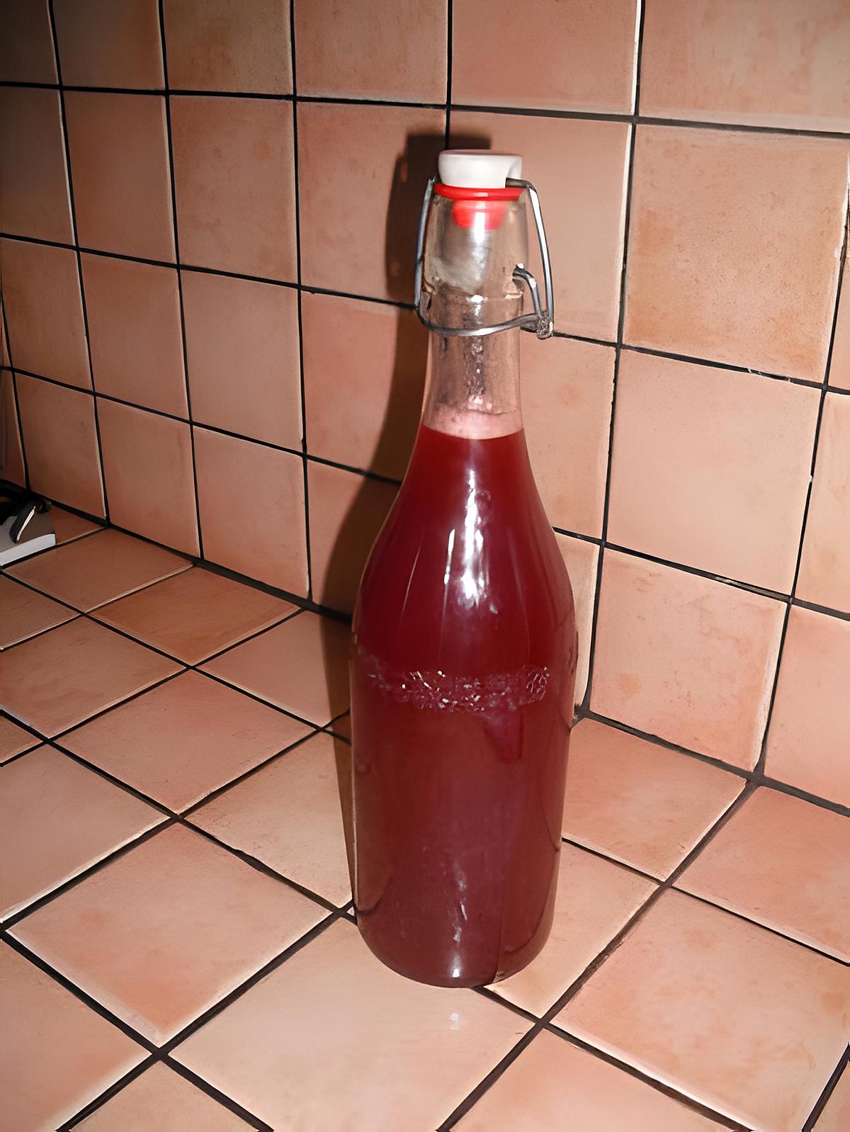 Sirop de fraise, Recette