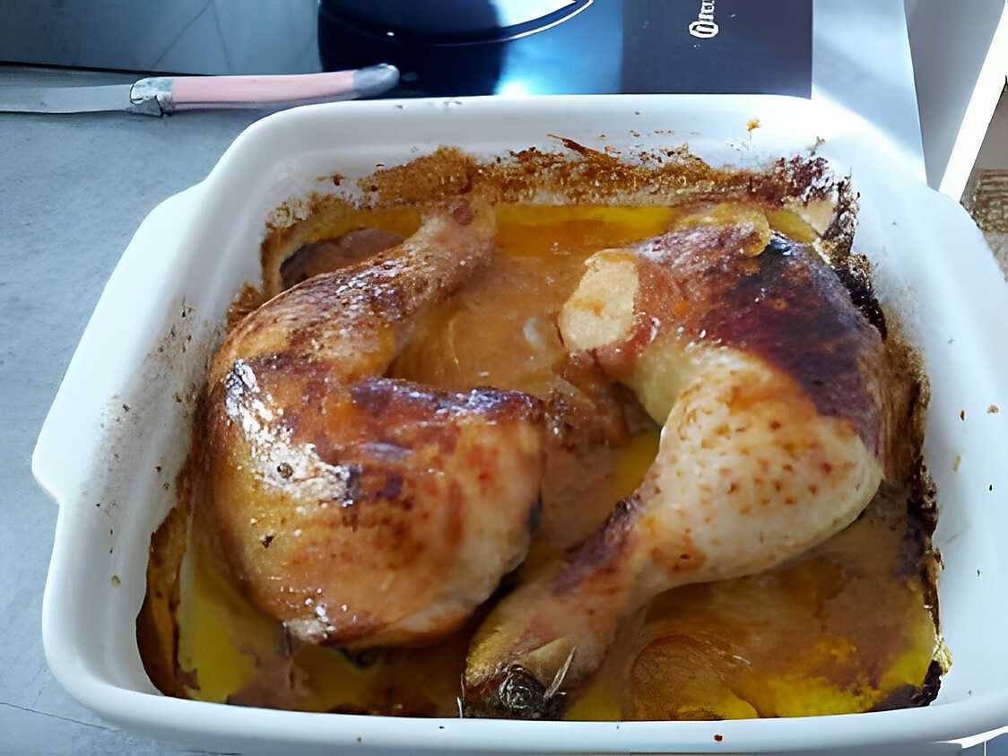 Recette de Cuisses de poulet au miel