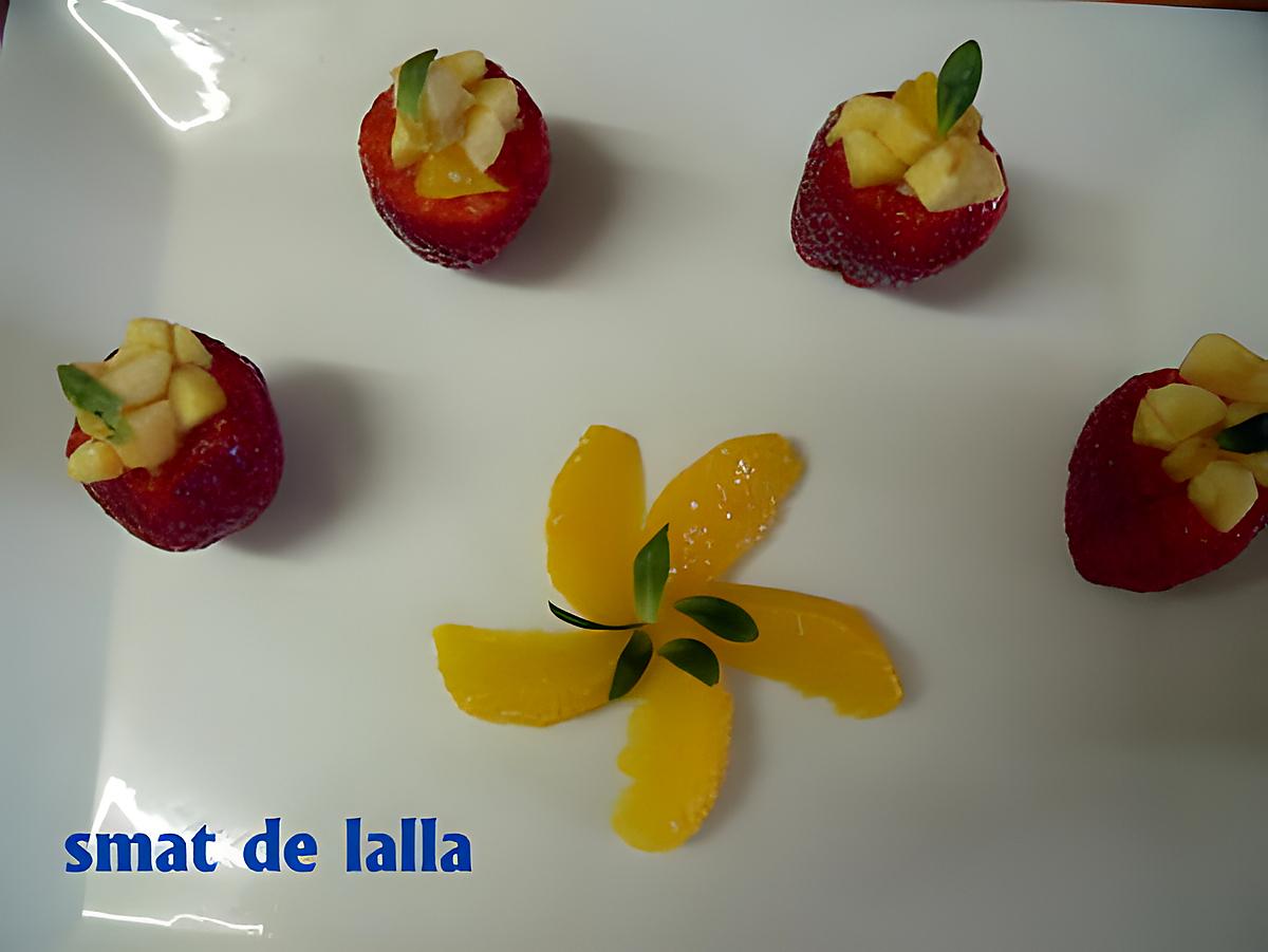 recette FRAISES EN FÊTE