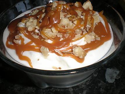 recette glace vanille caramel au beurre salé et noix de pécan