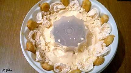 recette Vacherin express vanille/caramel