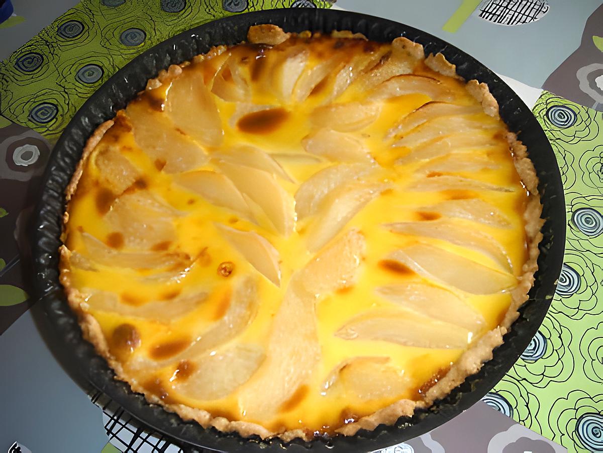 recette tarte aux poires