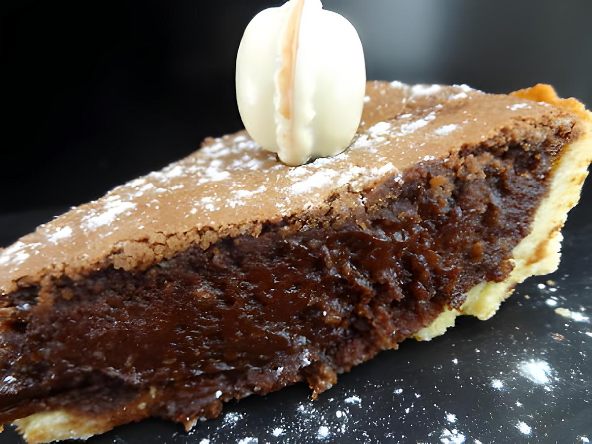 recette Tarte fondante chocolat-grand marnier