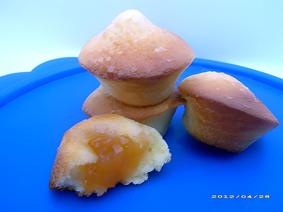 recette petits moelleux fourrés abricot