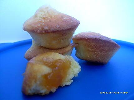 recette petits moelleux fourrés abricot