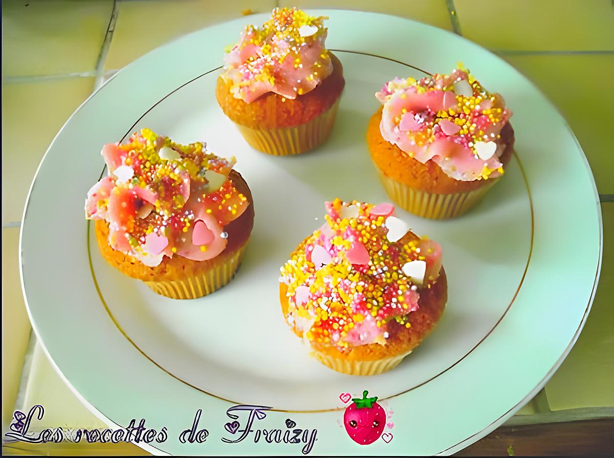 recette cupcakes très girly