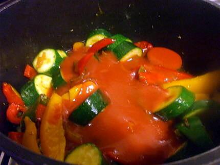 recette Plato combinado...N°4  ( Frita ...oeuf et tomates cerises...)