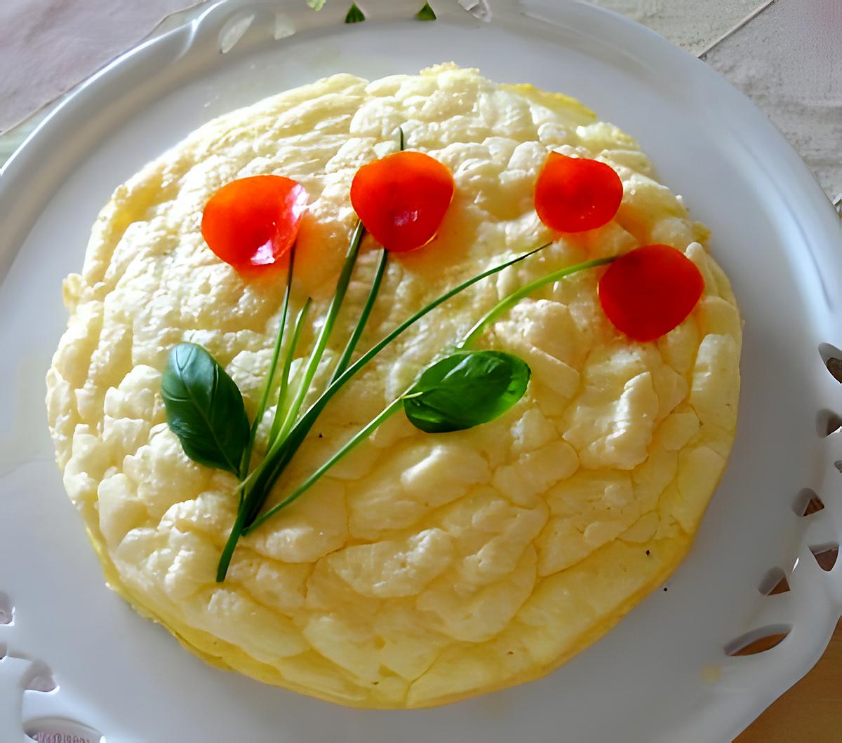 recette Omelette soufflée florale