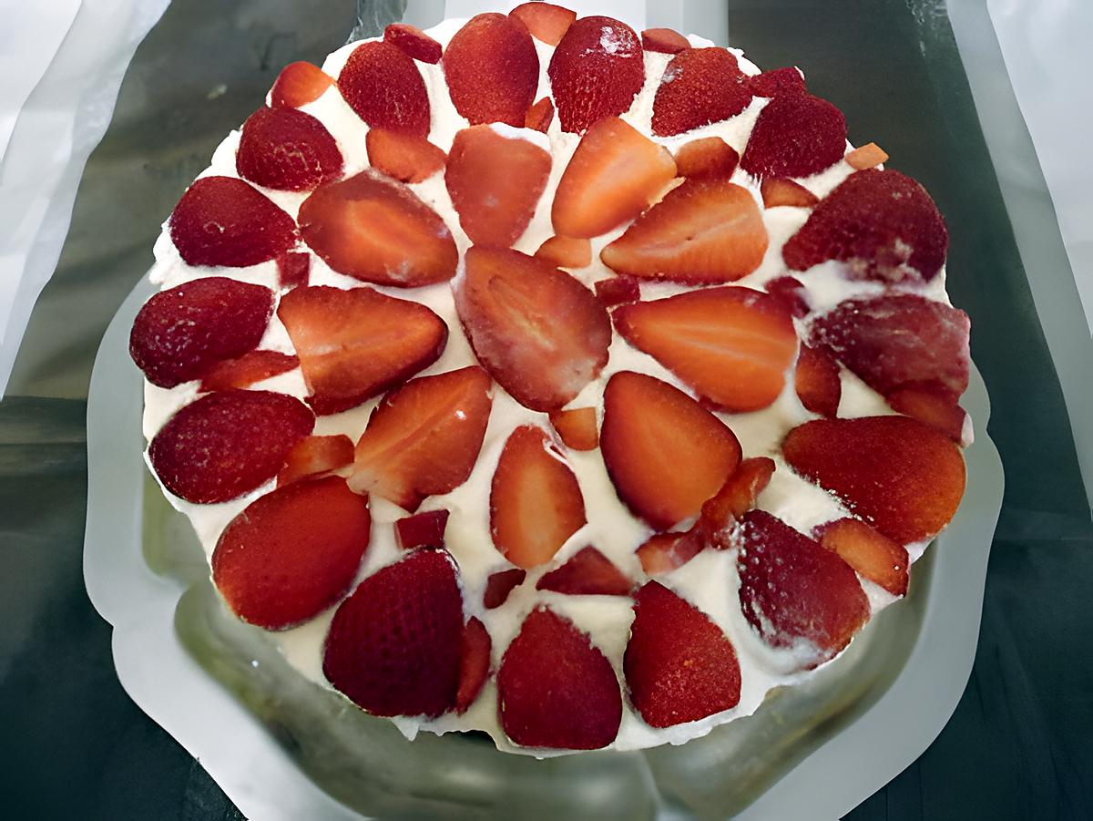 recette FRAISIER EXPRESS(bon 1er mai à tous)