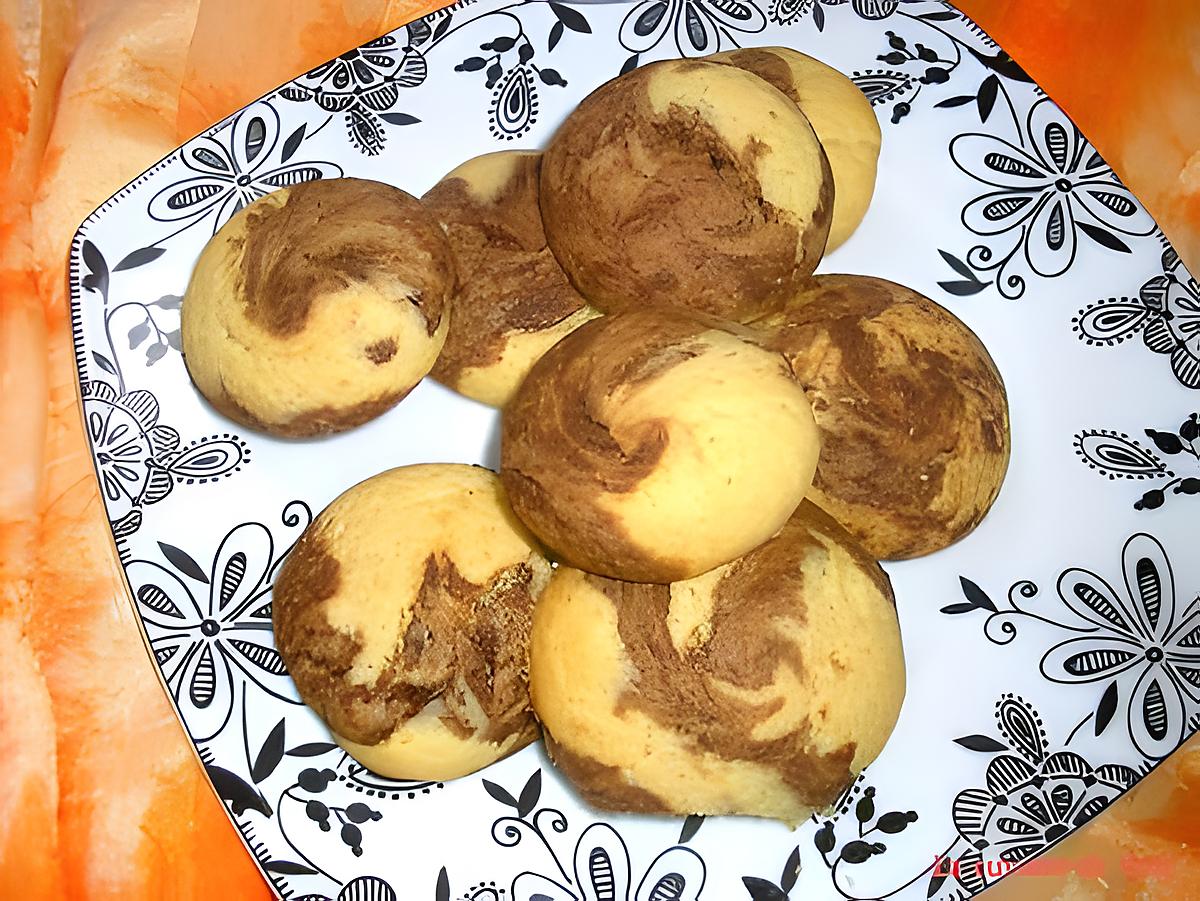 recette Biscuits marbrés