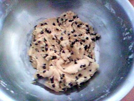 recette cookies citron vert pépites de chocolat!