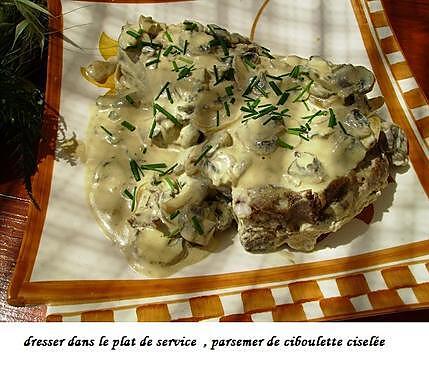 recette Côtes de veau à la moutarde