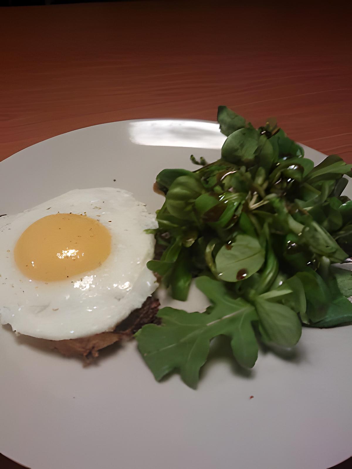 recette OEUF A CHEVAL