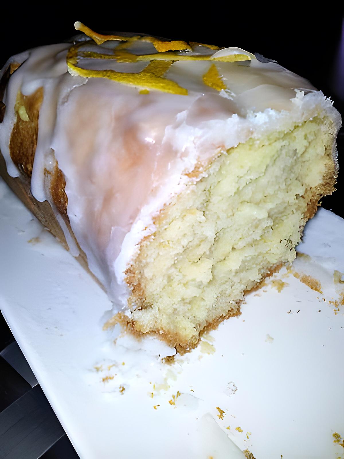 recette Cake au citron et son glaçage