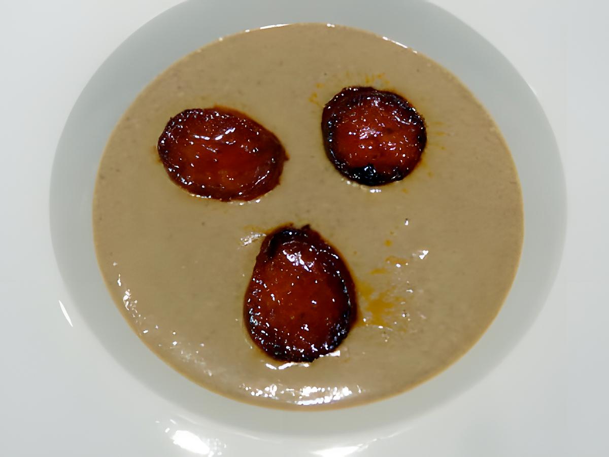 recette Velouté de lentilles au chorizo