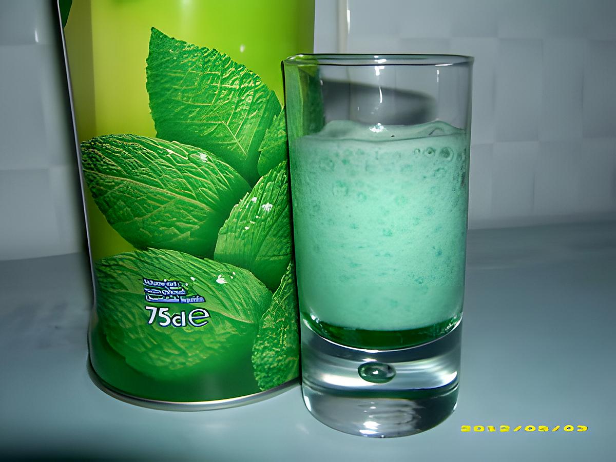 recette écume à la menthe