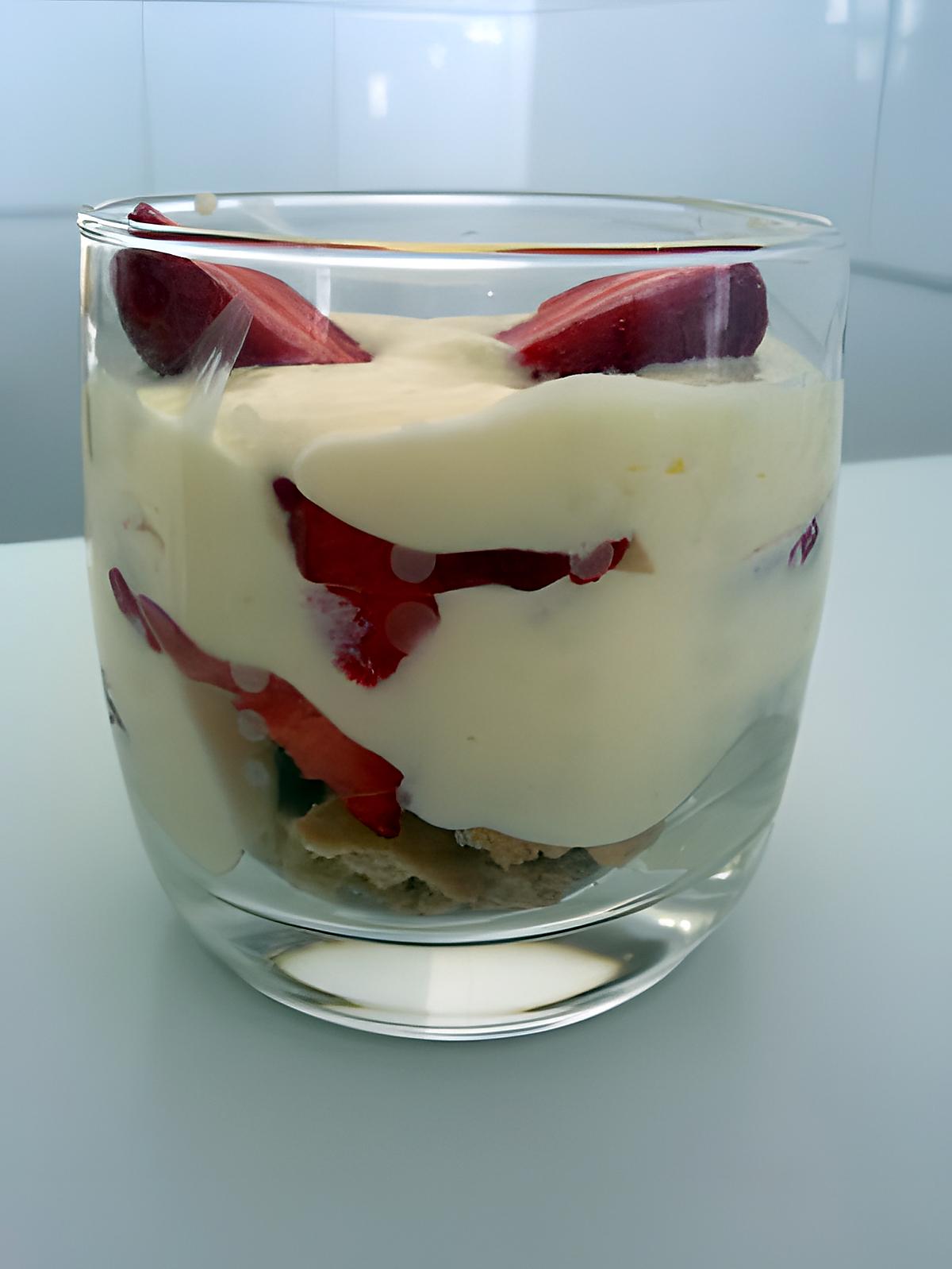 recette tiramisu aux fraises à ma façon