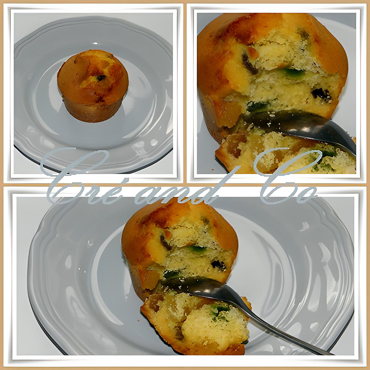 recette Les petits cakes aux fruits confits