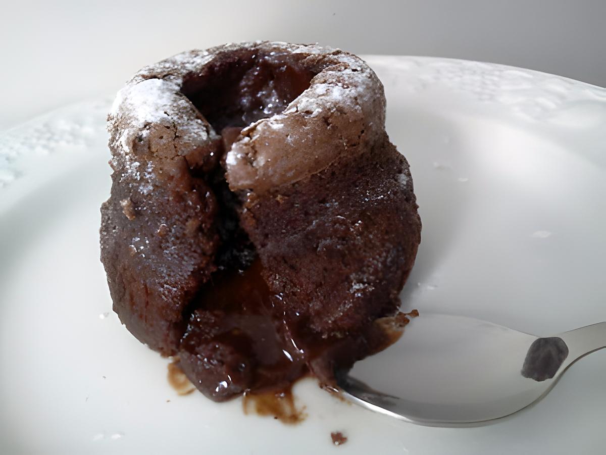 recette Mi-cuit au chocolat caramel