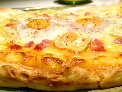 recette Pizza anti-déprime... mais pas aniti-cholestérol ^^