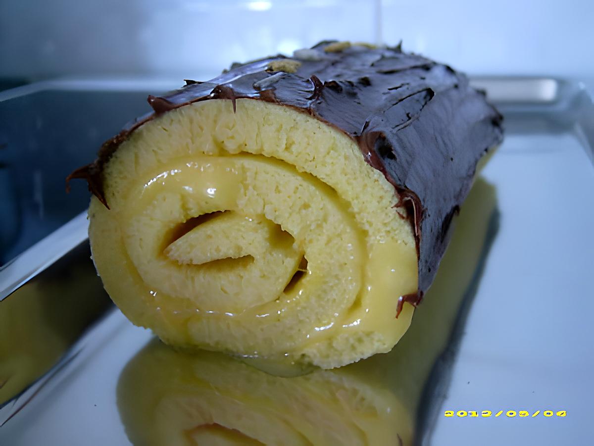 recette biscuit roulé Nutella-citron