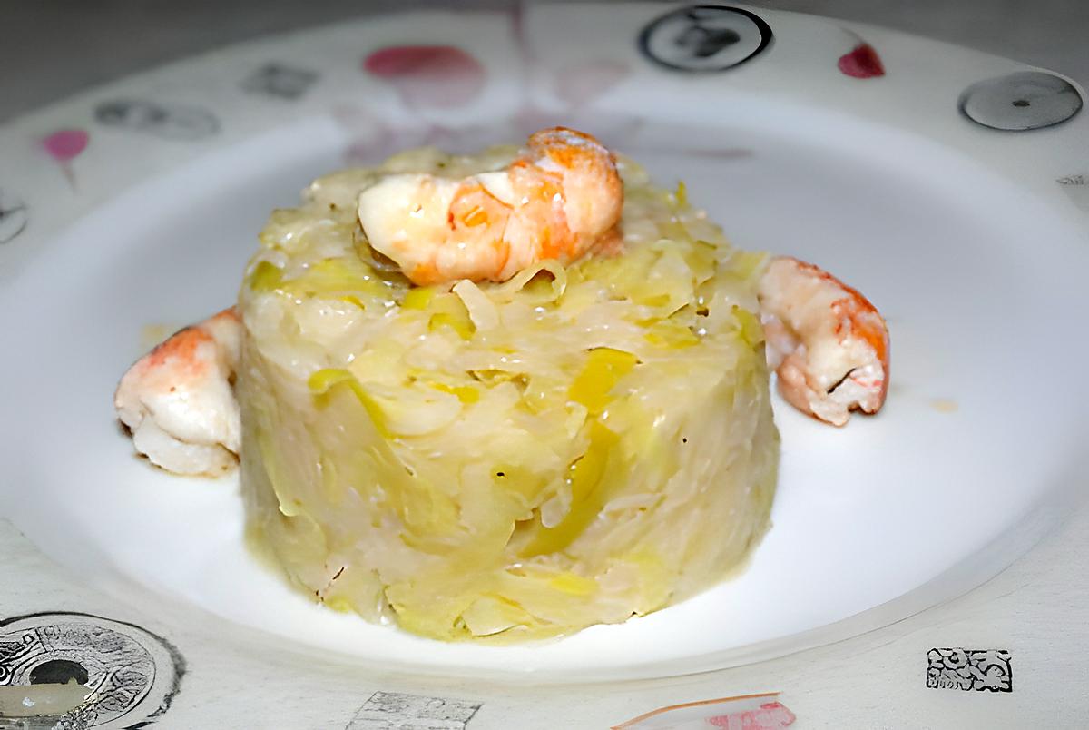 recette Risotto Aux Langoustines Et Poireaux