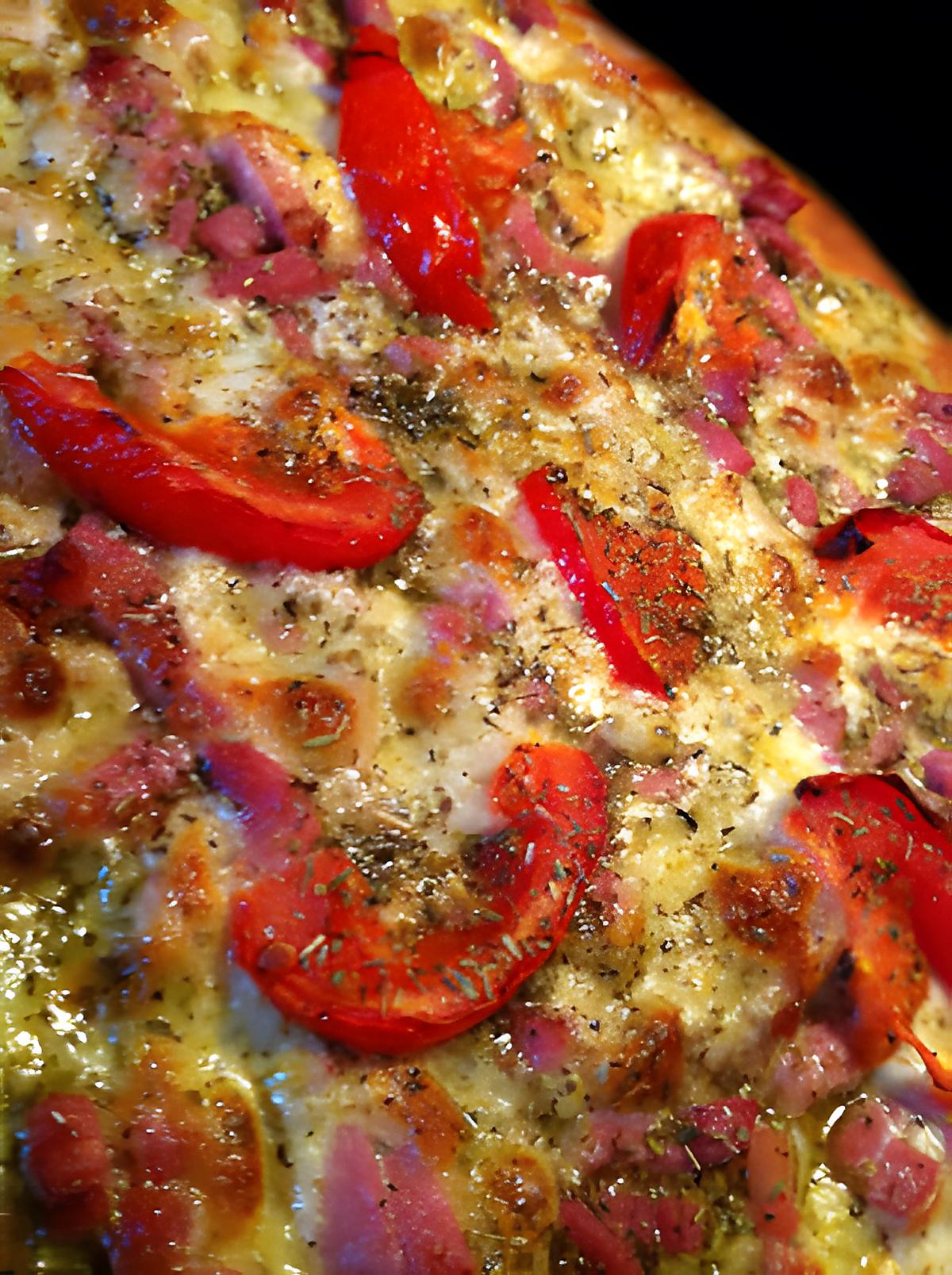 recette Pizza express lardons & mozzarella !
